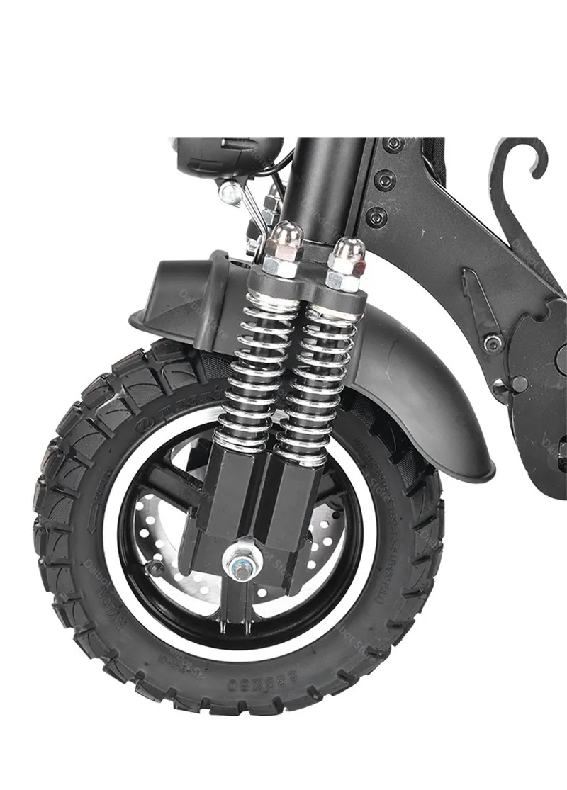 Foldable E Scooter 2 Wheels Electric Scooters With Front BagPhone Holder 10'' 500W 10Ah EU Stock Electric Scooter Adults (4)