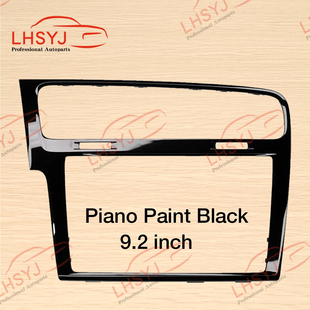8 inch / 9.2 inch Piano Black MIB Frame Radio Panel Decorative Frame radio frame For Volkswagen Golf 7 MK7 Golf 7.5 MK7.5 MIB Screen Bezel