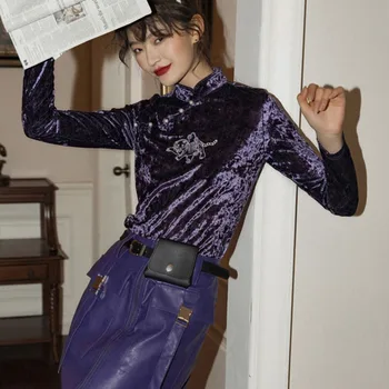 

Fashion Tooling Straight Skirt Women Zipper Split Skirts Womens PU Leather Slim Was Thin Purple Women Clothes 2020 XJ3241