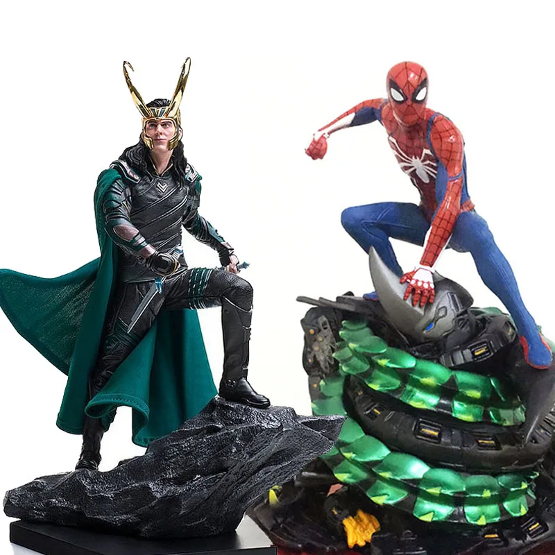 23 см Marvel Comics Человек-паук Loki Ragnarokr экшн-фигурка Мстители локи фигурка s игрушки Фигурки Аниме игрушечные подарок ребенку на Рождество