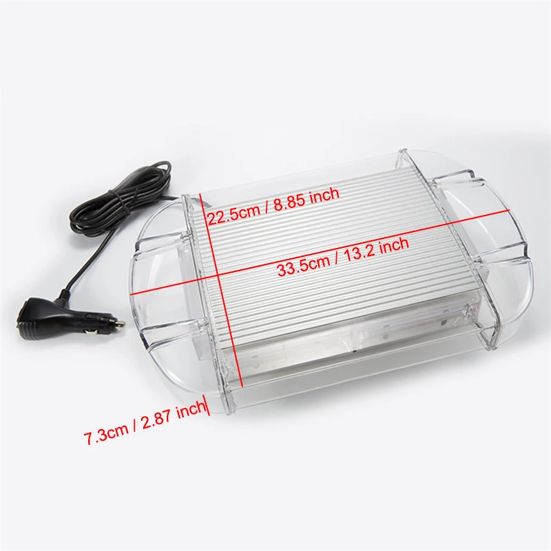 12V 6 COB 108 Вт светодиодные лампы для автомобильных крыше флэш светильник аварийного Предупреждение дорожные знаки инженерно-мерцающий светильник балка желтого цвета