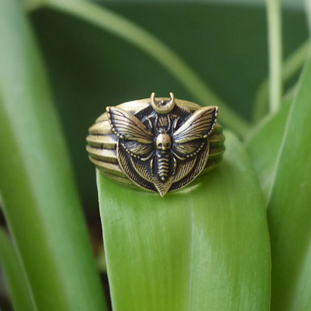 Death'S Head Hawkmoth Moth кольцо Рождественский подарок