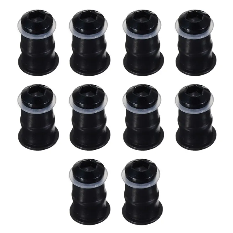 10PCS M5x16mm Motorcycle Windscreen Windshield Bolts Screws Nut Fastener For Honda Suzuki Yamaha Kawasaki