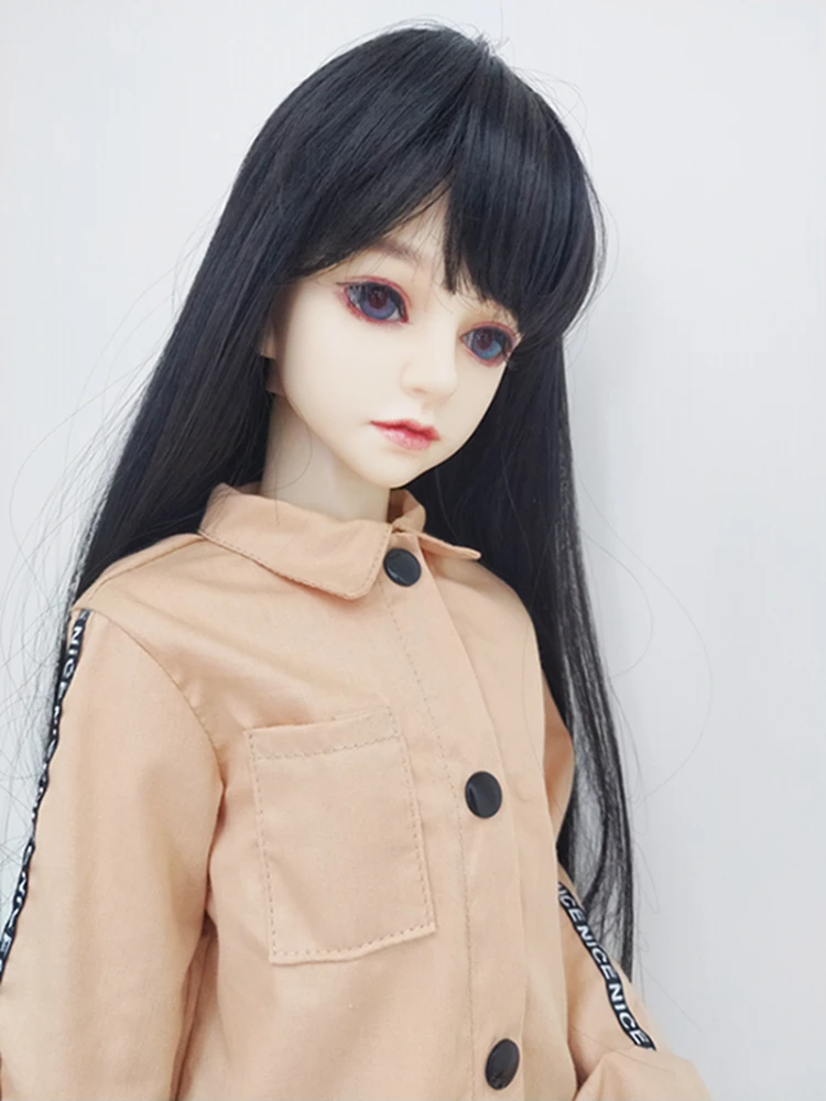 T02-X548-9 Blyth Кукла Одежда 1/3 1/4 bjd 1/6 куклы аксессуары хлопок Письмо Длинный Рукав Рубашка длинные джинсовые шорты