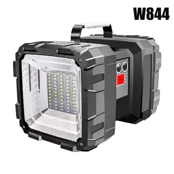 

Super Bright Powerful Outdoor Camping Spotlight USB Rechargeable Led Flashlight With Handle Power Bank Long Standby Waterproof