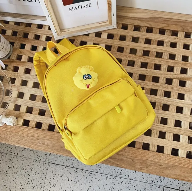 Yellow Детский рюкзак для детей школьные ранцы для мальчиков и девочек в детском саду холщовые маленькие рюкзаки детские сумки рюкзак для малышей T-17160 - Цвет: Yellow