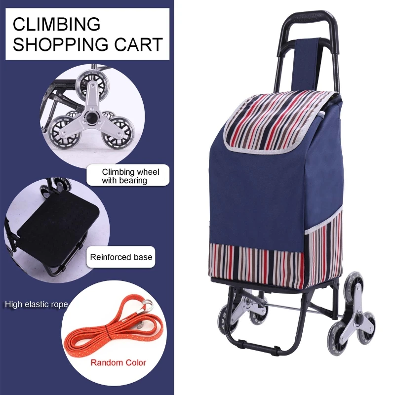 Carrello Della Spesa Portatile Carrello Della Spesa Su Ruote Pieghevole Cuscinetto Robusto Carrello Per Bagagli Carrello Per La Spesa