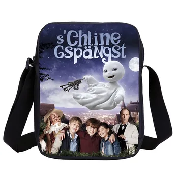 

Mini Messenger Bags Boys Girls Cute Funny The Little Ghost Letter 3D Printing Crossbody Bags Kids Sling Bags Handbags Sac A Main