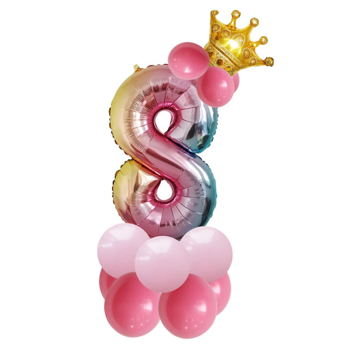 32 дюймов Большой Фольга на день рождения воздушные шары воздушные гелиевые шара с цифрой цифры Happy День рождения украшения Детские воздушные шары для дня рождения балон - Цвет: 08