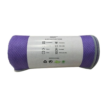 

Mat Cover Non Slip Microfibre Fitness Yoga Towel Gym Exercise Home Workout Portable Folding Pilates Travel Indoor Sports