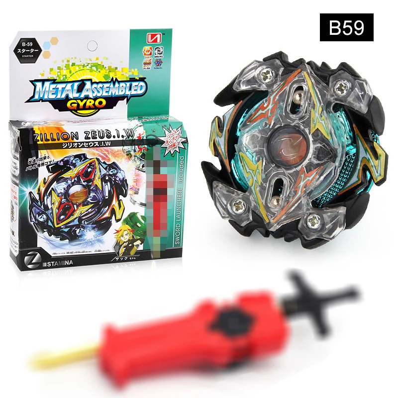 Bey Battle Blade Boy Toy Blade Burst GT Gyro Launcher, рождественский подарок, детские игрушки, набор, вращающиеся топы, тупи, металл, Fusion Evolution - Цвет: B-59