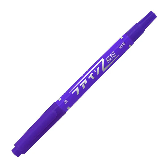 Purple 2020New, 12 цветов, одиночные художественные маркеры, кисть, эскиз, на спиртовой основе, маркеры, двойная головка, манга, ручки для рисования, товары для рукоделия - Цвет: Purple
