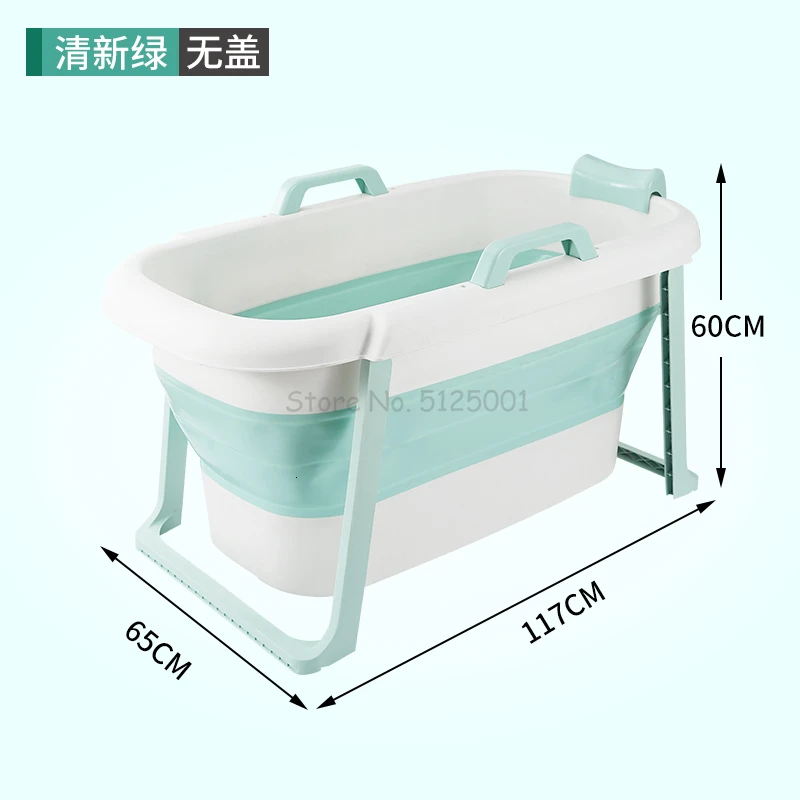 Thicken Bath Barrel Adult Folding Bath Home Full Body Tub Tub Adult Bath Barrel Plastic Bathtub Inflatable Bath Tub Kids - Цвет: Бежевый
