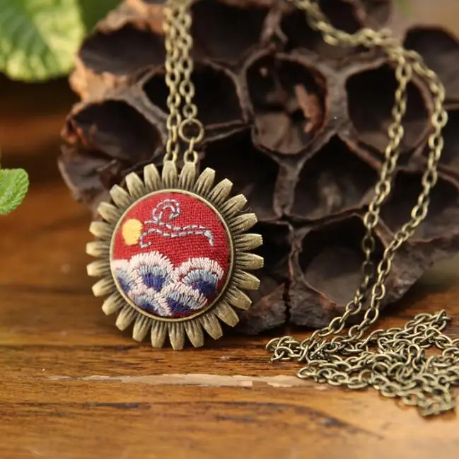 1 шт. DIY аксессуары для вышивки одежды могут быть сделаны брошь или свитер цепи женский подарок - Цвет: 2