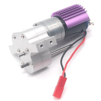 

Rc Car Parts Upgrade Metal Gear Box with Motor Random Color Metal Transfer Case Diy Parts Anyway Transmission Box