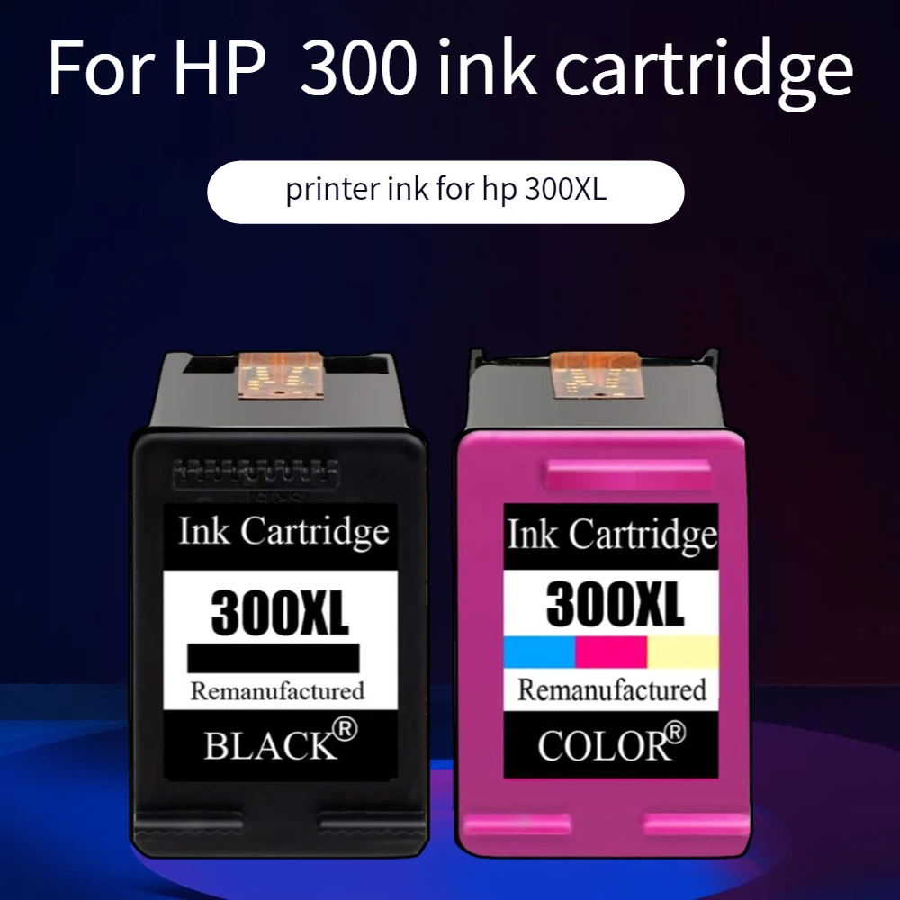 Чернильный картридж Bosumon 300XL для HP 300 черный триколор принтеров Deskjet D1660 D2560 D5560 F2420