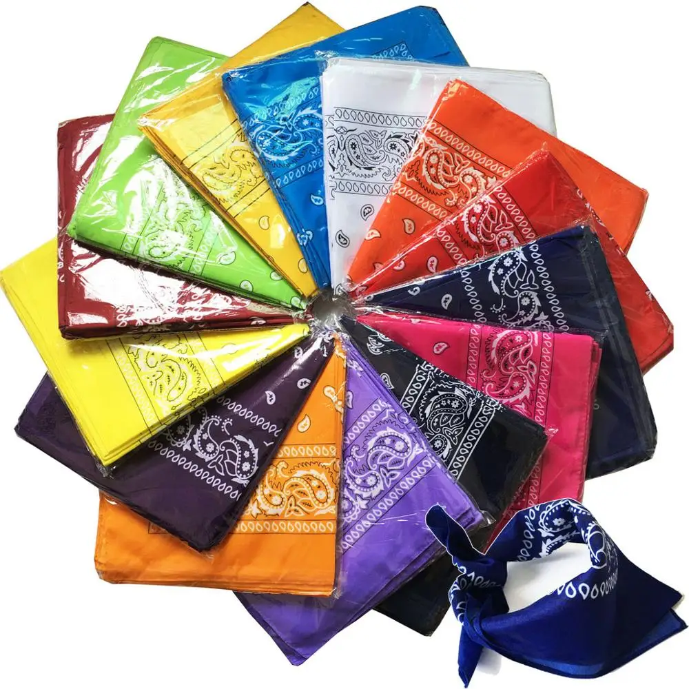 Unleash Your Inner Trendsetter with Our Premium Cotton Bandanas, 1.06 oz,  100% cotton sheeting Lightweight, Breathable, Soft, Casual cotton bandana, Discover the Glamour with our Stylish Cotton Bandanas, RADYAN®