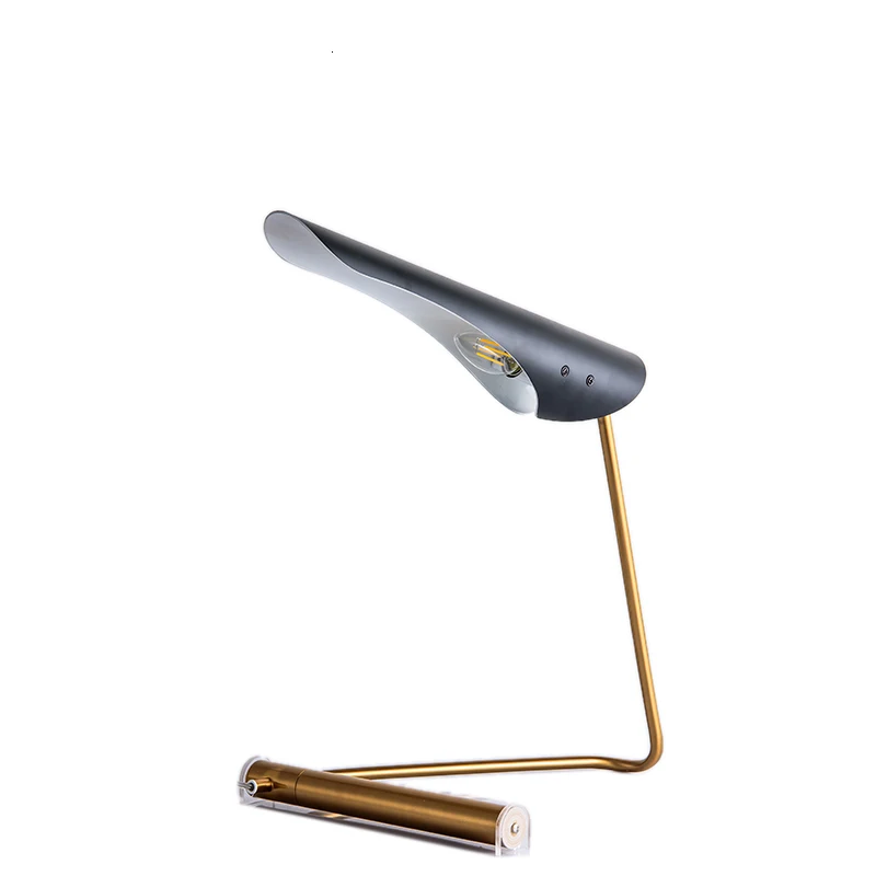

Modern Nordic Design Minimalist Style Creative Metal Led Table Light For Hotel Home Study Bedroom Abajur Para Quarto deco