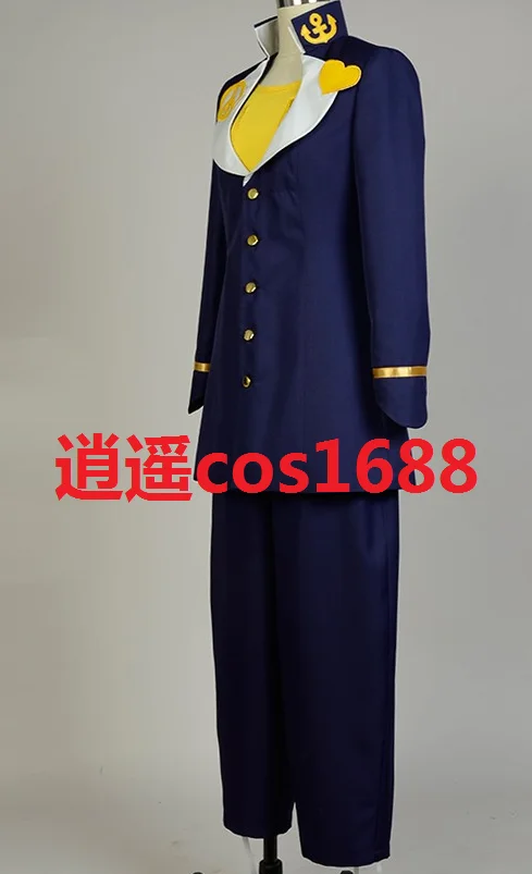 Аниме JoJo's Необычные Приключения Josuke Higashikata Косплей Костюм вечерние карнавальный костюм на Хэллоуин для взрослых на заказ любой размер