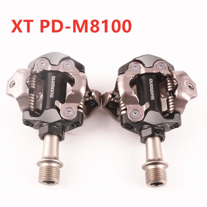 PD-M8100 SHIMANO XT M8100 педаль 8120 MTB велосипед двухсторонняя самофиксирующаяся педаль велосипед PD-M8100 PD-M8120 педали - Цвет: PD-M8100