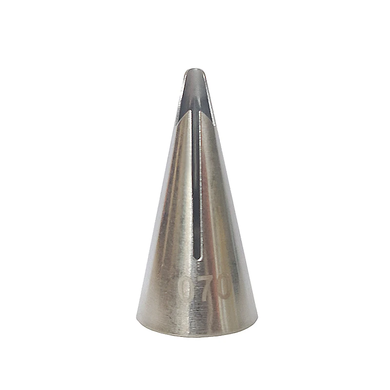 #070 Royal Frill Icing Piping Nozzle Stainless Steel Whipping Cake Cream Decorating Tip Cupcake Baking Tools