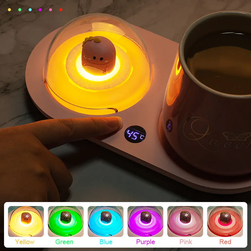 Smart Coffee Mug Warmer for Milk Tea Water Cocoa Cup Warmer