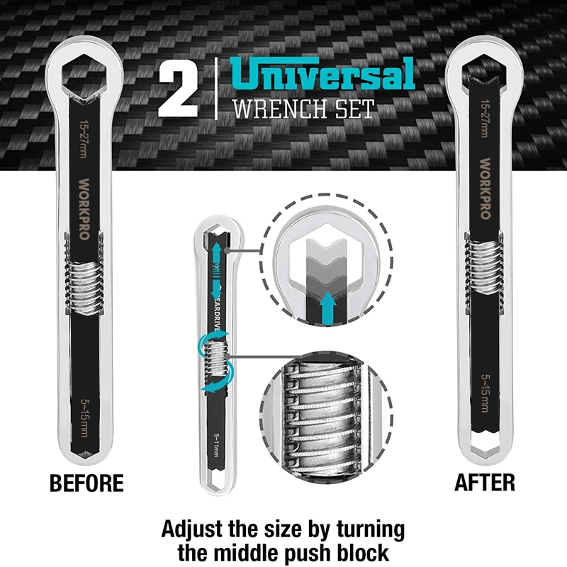 WQQZJJ Tools On Sale And Clearance Double End Universal Wrench