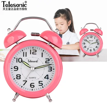 

Cute Alarm Clock Bell Kids Sleep Machine Sonic Decoration Smart Alarm Clock Sunrise Wake Up Light Wecker Nixie Watch XX60AC