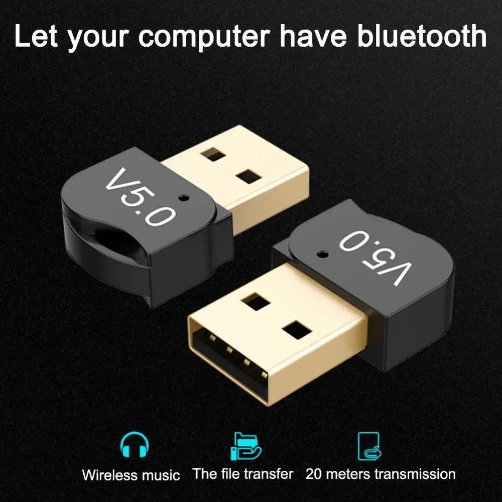USB Bluetooth 5,0 адаптер передатчик Bluetooth приемник Bluetooth аудио для компьютера Адаптер ключ ПК ноутбук USB беспроводной Q5H0
