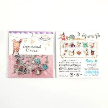 

creative Cartoon notebook stickers 80 pieces Japanese department corner student reward stickers PVC Material