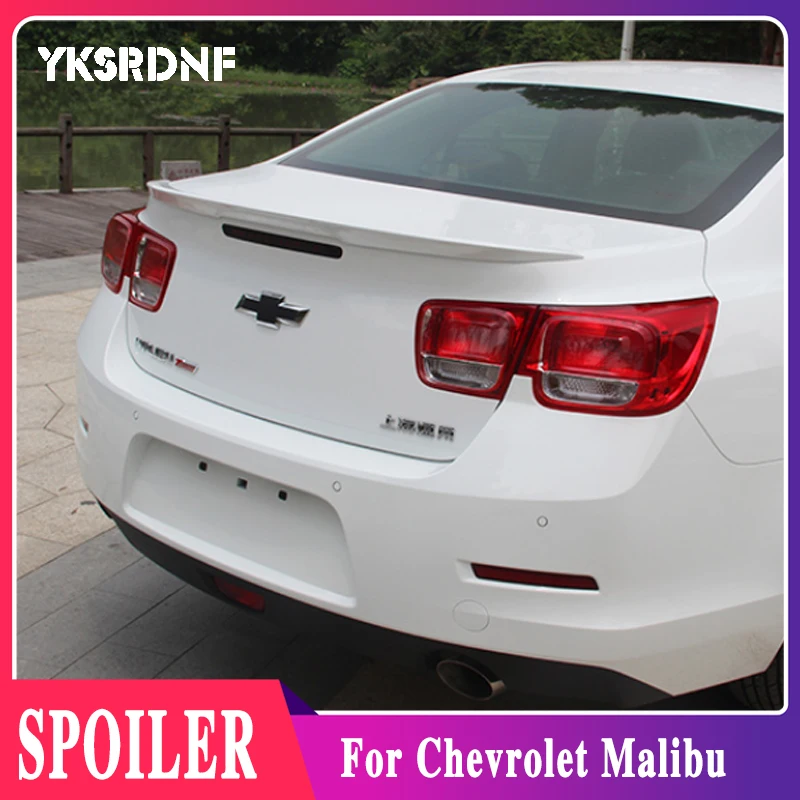 Спойлер YKSRDNF для Malibu спойлер из АБС-материала заднего крыла автомобиля Chevrolet 2012-2015