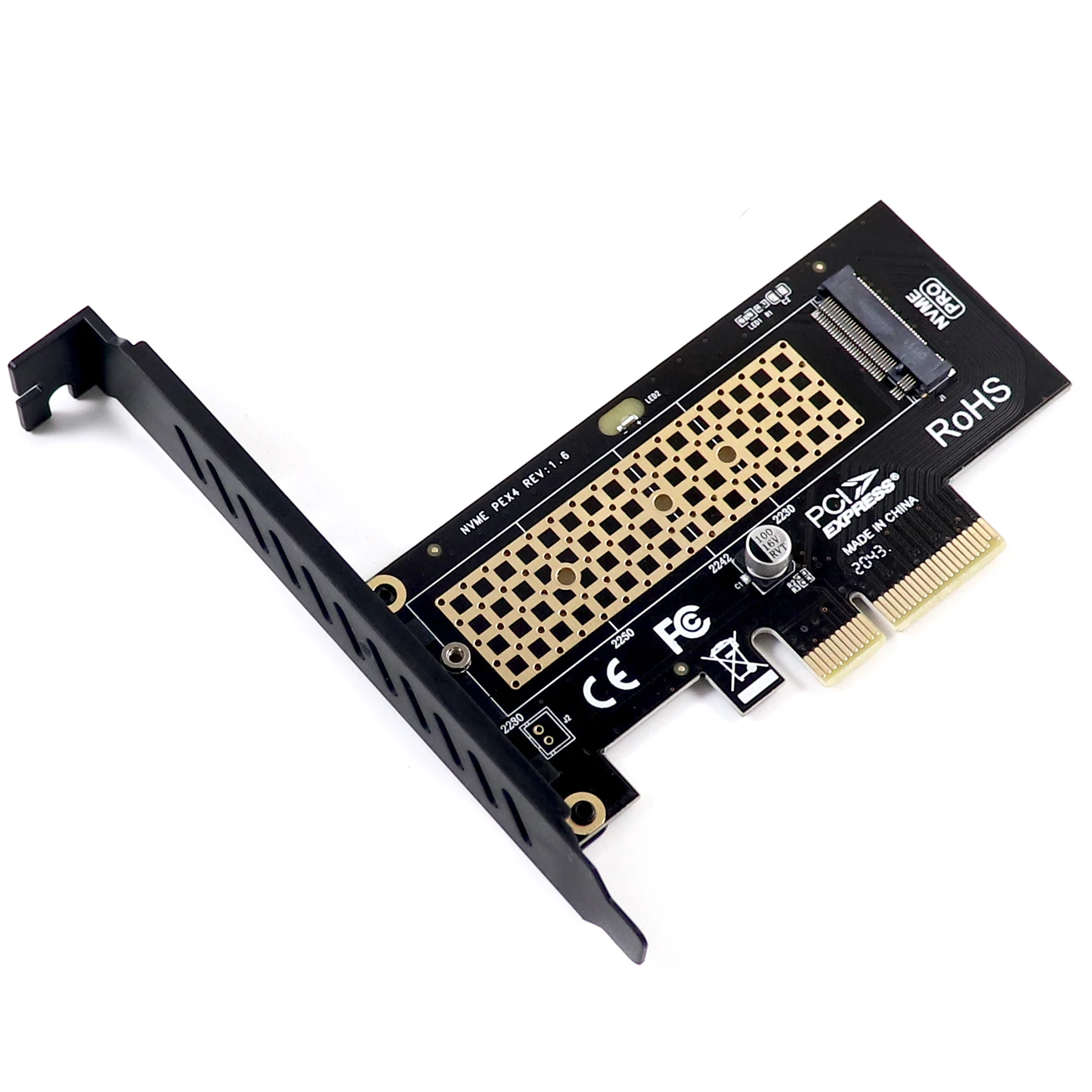 alkohol Meget rart godt Unødvendig M.2 Nvme Ssd Ngff To Pcie X4 Adapter M Key Interface Card Support Pci-e Pci  Express 3.0 X4 2230-2280 Size M.2 M2 Pcie Adapter - Add On Cards &  Controller Panels - AliExpress