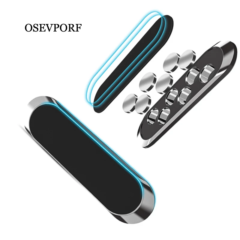 

Magnetic Car Phone Holder Mini Metal Plate Magnet Cellphone Stand for Mobile Phone in Car Strip GPS Magnet Adsorption Car Holder