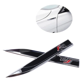 

2Pcs/set Car Styling FR Emblem Metal Fender Side Car Sticker Decoration For Seat FR Leon Cupra Ibiza Altea Exeo Car Accessories