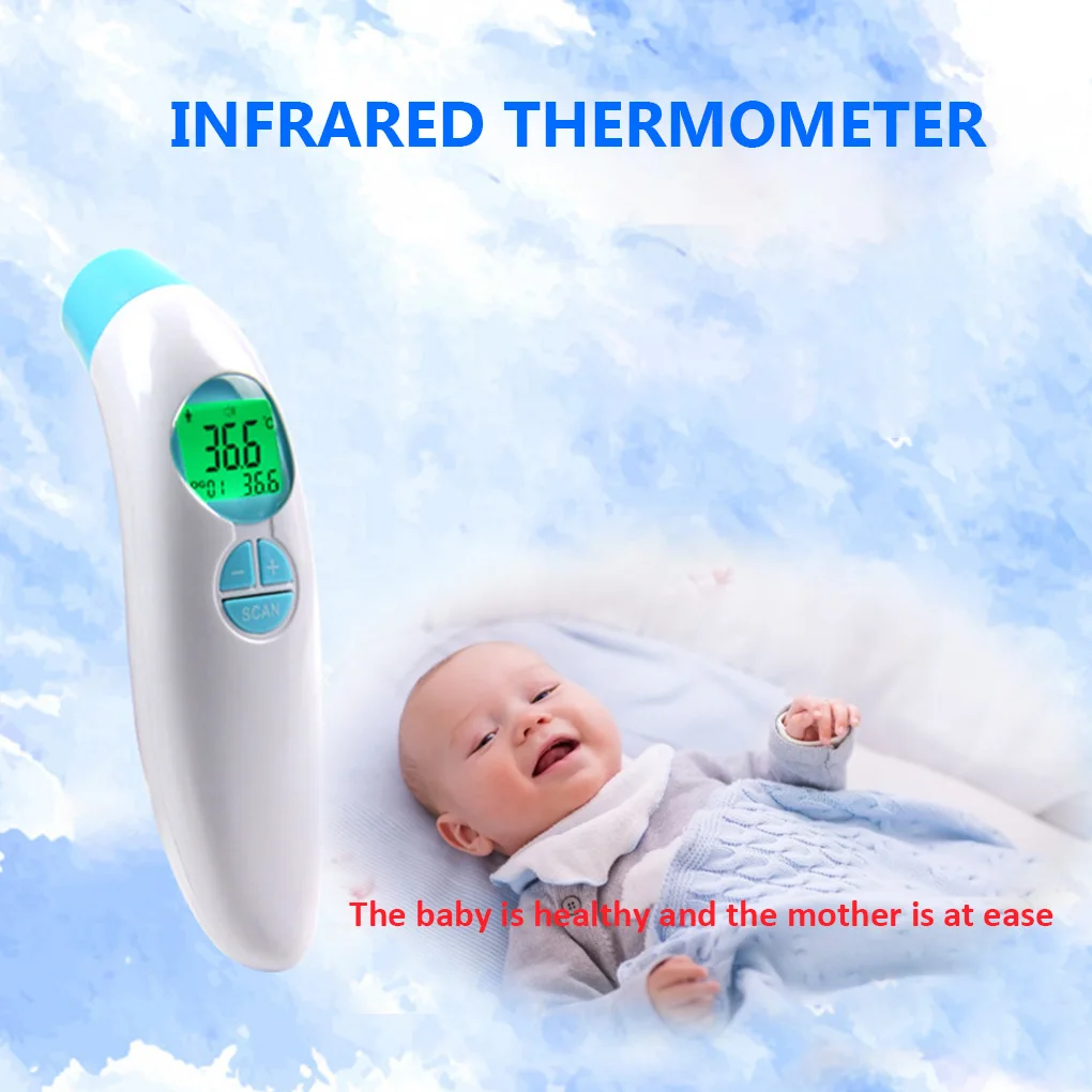 

New Digital Infrared Thermometer Ear Temperature Thermometer For Adult Kid Non-Contact Forehead Body Thermometer