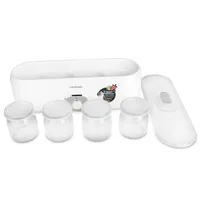 220V Electric Yogurt Maker with 4 Glass Ferment Jars Mini Automatic Yogurt Machine Household DIY Yogurt Tools Kitchen Appliance 1