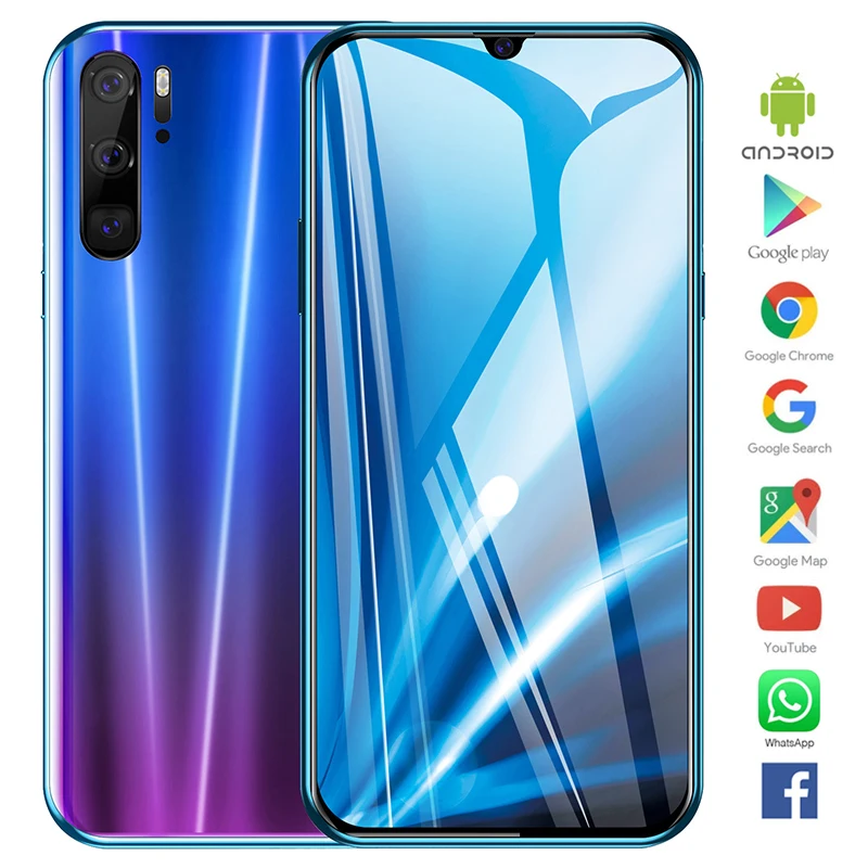 16 0 Мп 6 3 дюймов Большой экран разблокированный Android смартфон 32 Гб смарт мобильный