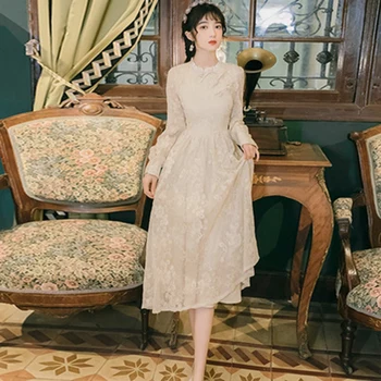 

fashion The New Bright wire Flowers Bow embroidery dress Free shipping