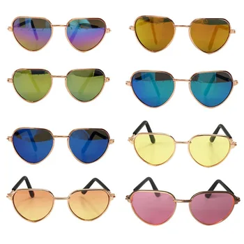 

Lovely Pet Cat Glasses Dog Glasses Pet Products Kitty Toy Dog Sunglasses Photos Pet Accessoires Heart Type Colorful