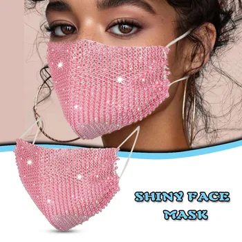 

Sequin Adult Reusable Mouth Face Masks Cover Face Wear Breathable Facial Mask Mouth Cover Respirator Mouth Muffle Mascarillas#3