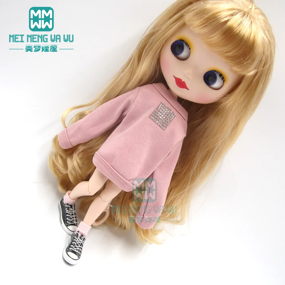 Одежда для куклы fit 1/6 28-30 см blyth Azone OB23 OB24 модная спортивная одежда джинсы, футболки