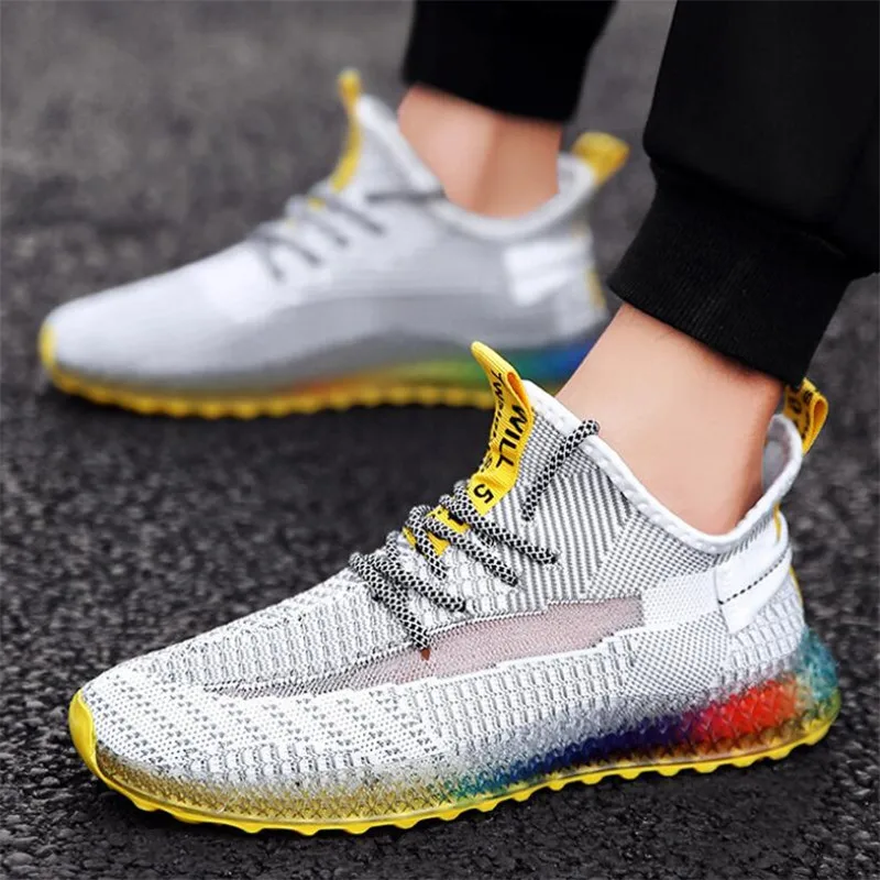 

LZJ 2019 Spring Autumn Fashion New Mesh Comfortable breathable Men Casual Men Shoes Lightweight Walking casual shoes Sneakers