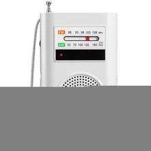 RD 206S двухдиапазонный радио подарок портативный на батарейках для офиса дома ручной динамик AM FM карманная телескопическая антенна развлечения