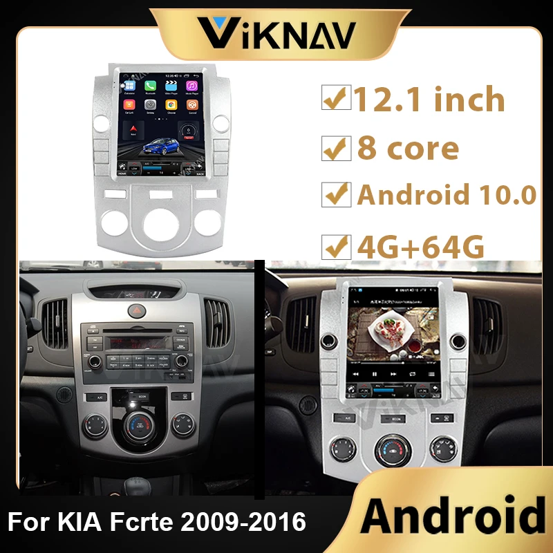 

12.1 Inch Auto radio Car Audio Multimedia Player GPS Navigator For KIA Fcrte 2009-2016 car 2 Din Android stereo head unit