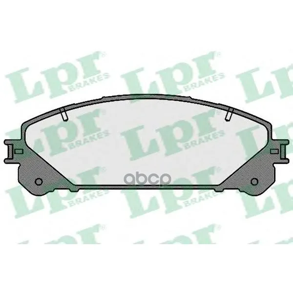 Колодки Тормозные Lexus Rx 09-/Toyota Highlander 07- Передние Lpr 05p1691 Lpr арт. 05P1691