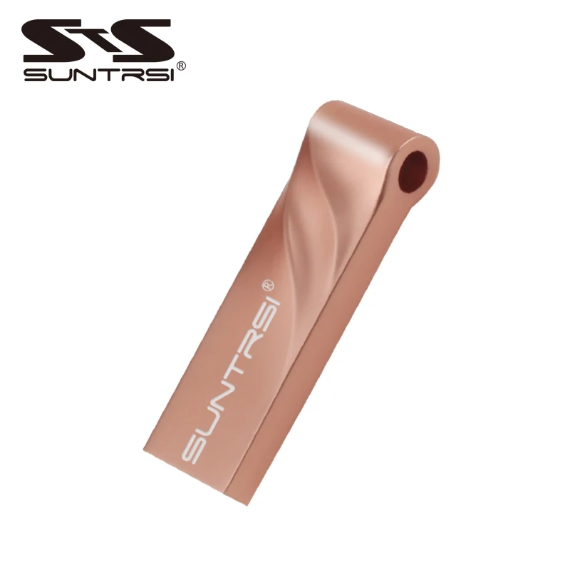 Suntrsi флеш-диск Usb 2,0, металлическая флешка, реальная емкость, 128 ГБ, 32 ГБ, 64 ГБ, высокоскоростная Usb карта памяти, водонепроницаемая