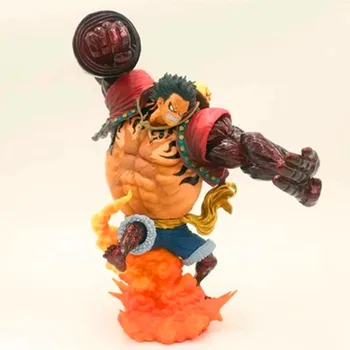 

Anime King Gun Gear Fourth Snake Man Luffy 24CM PVC Action Figure Model Giocattolo X2340