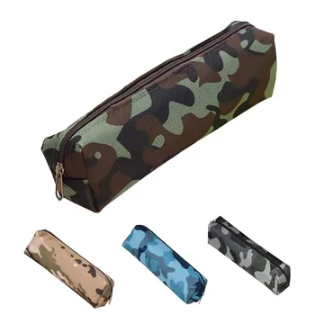 

Boys Girls Canvas Cosmetic Bag Camouflage Pencil Pen Makeup Storage School Supplies Pouch Purse Mini Pencil Bag