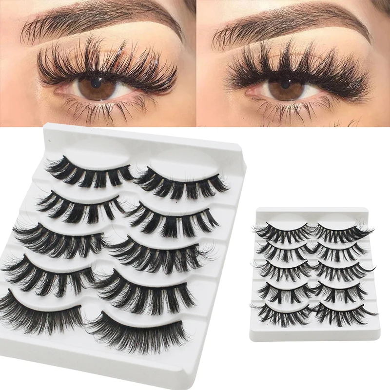 Cosplay&ware 5 Pairs False Eyelashes Little Devil Cosplay Lash Extension 3d Bunch Japanese Fairy Lolita Eyelash Daily Eye Beauty Makeup Tool -Outlet Maid Outfit Store Hf882722d986d4c1499567a69042a2d0bd.jpg