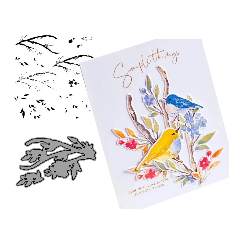 

CH Branch New Design Craft Metal Cutting Dies Scrapbooking Album DIY Paper Card Craft Embossing Die